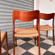 Set of 4 Møller 71 chairs