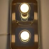 Wofi Leuchten dlg Oxar space age vintage double mirror wall light
