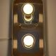 Wofi Leuchten dlg Oxar space age vintage double mirror wall light