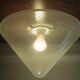 Venini conical ceiling light in vintage Murano blown glass from the 60s and 70s