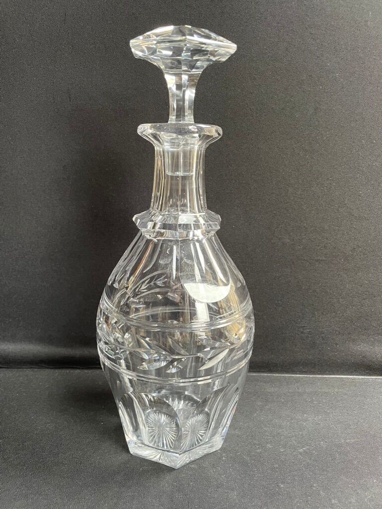 Carafe Baccarat service Jonzac early twentieth