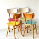 Chaises de salle à manger de Ton, années 1950.