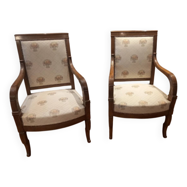 Paire de Fauteuil Empire