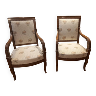 Pair of Empire Armchairs