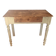 Old patinated wooden console – French country spirit, turned legs.