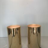 Pair of table lamps in brass model corfu by Roger Nathan