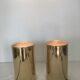 Pair of table lamps in brass model corfu by Roger Nathan