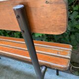 Vintage school bench