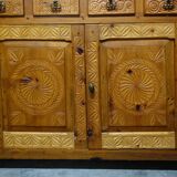 Large Queyras pine dresser, Hautes Alpes