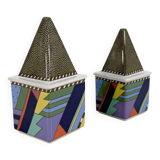 Salière et Poivrier Scenario Metropol de Barbara Brenner pour Rosenthal, 90