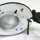 Articulated desk lamp with balance wheel 1980's by Stilplast Italy