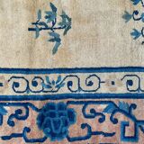 Tapis ancien chinois pékin fait main 194x260 cm
