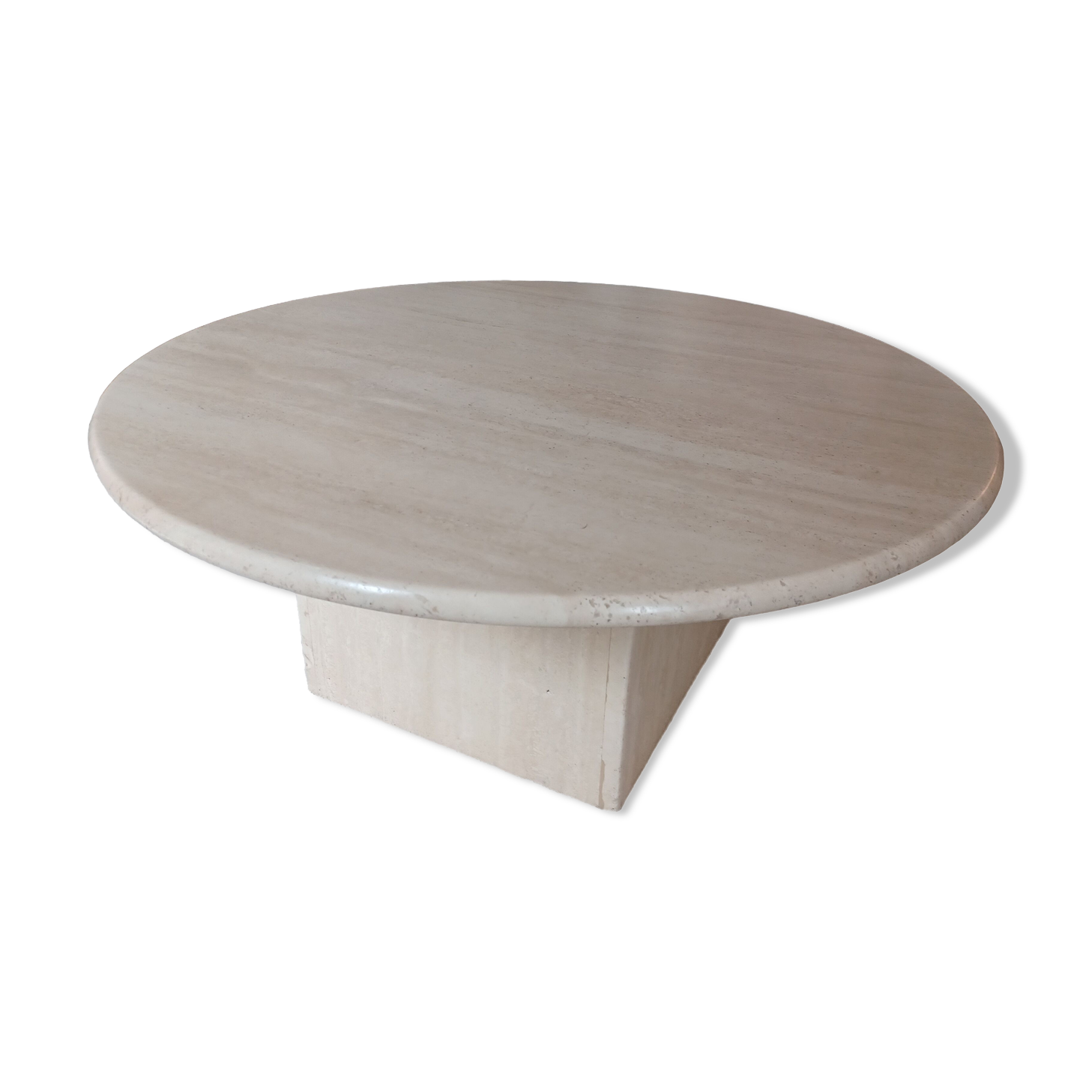 Vintage travertine coffee table