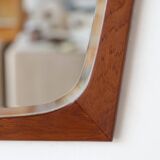 Vintage teak mirror – Aksel Kjersgaard – Danish design 1960