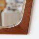 Miroir vintage en teck – Aksel Kjersgaard - Design Danois 1960