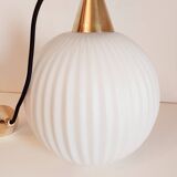 Vintage opaline pendant light