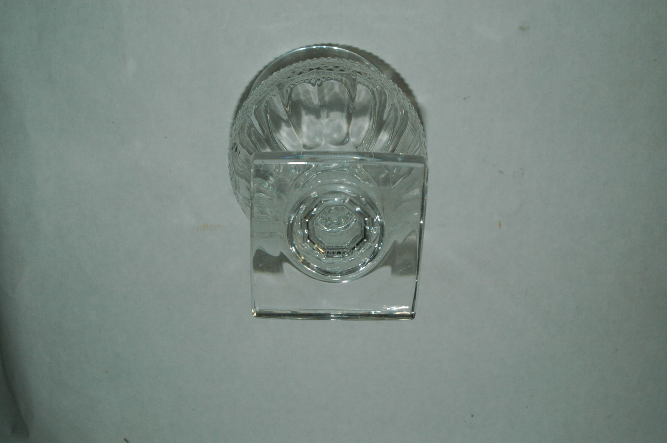 Baccarat crystal baluster vase