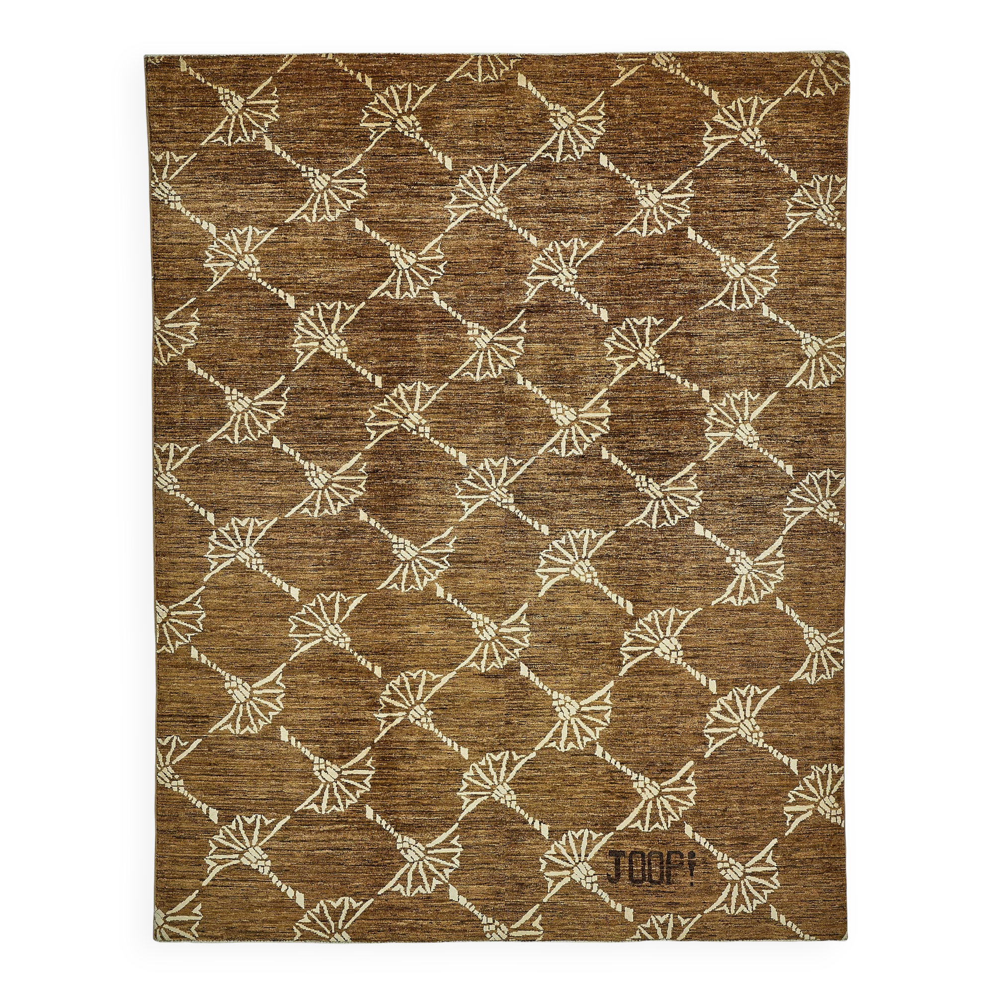 Turkish Handknotted Wool Oushak Rug 197 cm x 254 cm