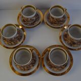 Set of six Cups and Saucers by Epiag 1950