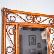 Bamboo mirror, Italy 1960