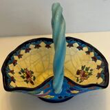 Small Longwy enamel basket