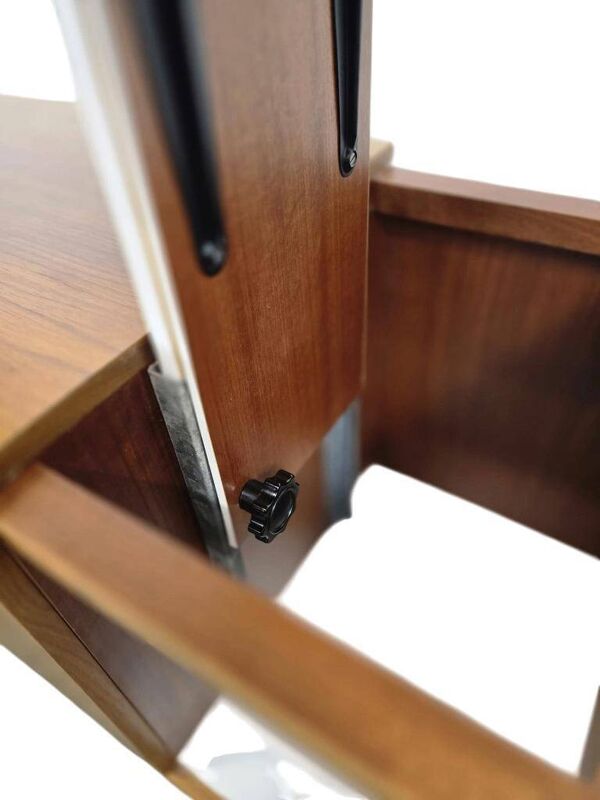 Meuble audio vintage en bois : buffet/meuble de rangement