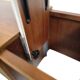 Meuble audio vintage en bois : buffet/meuble de rangement
