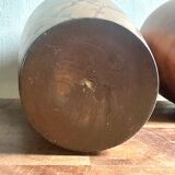 Paire de vases en bois