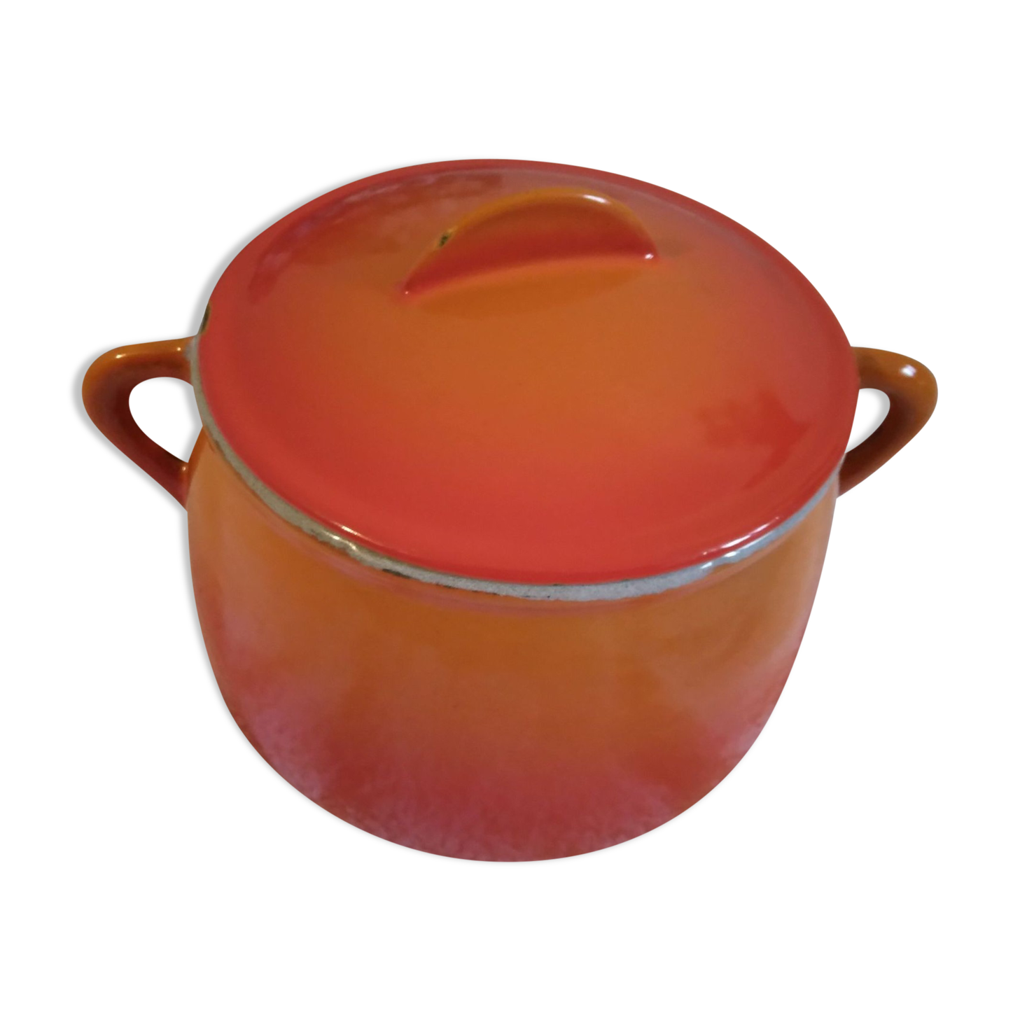 Vintage cast iron casserole Le Creuset