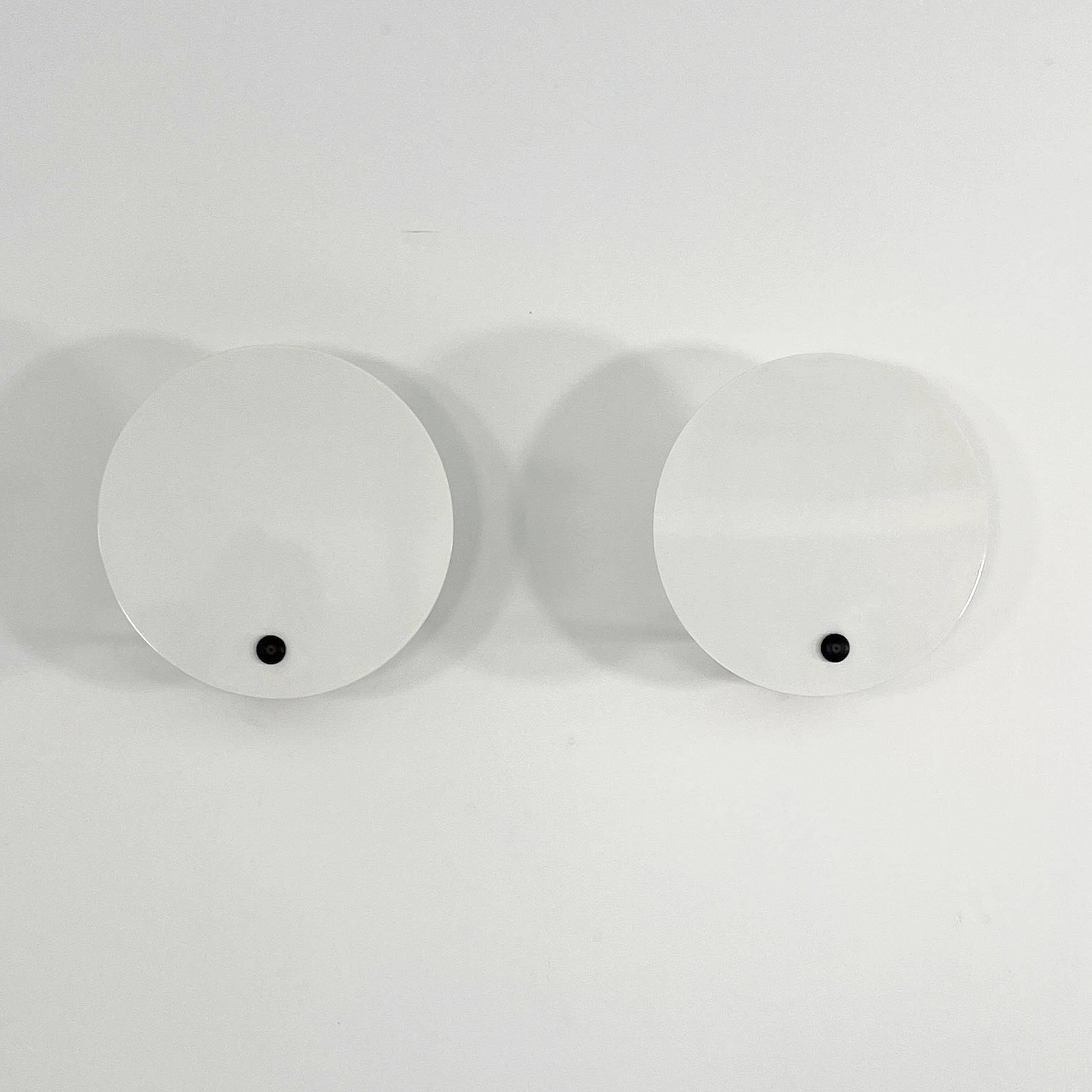 Pair of Monet wall lights by Vico Magistretti for Oluce, 1980