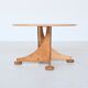 Table à manger sculpturale Sjoerd Soeters en bouleau Lundia Pays-Bas