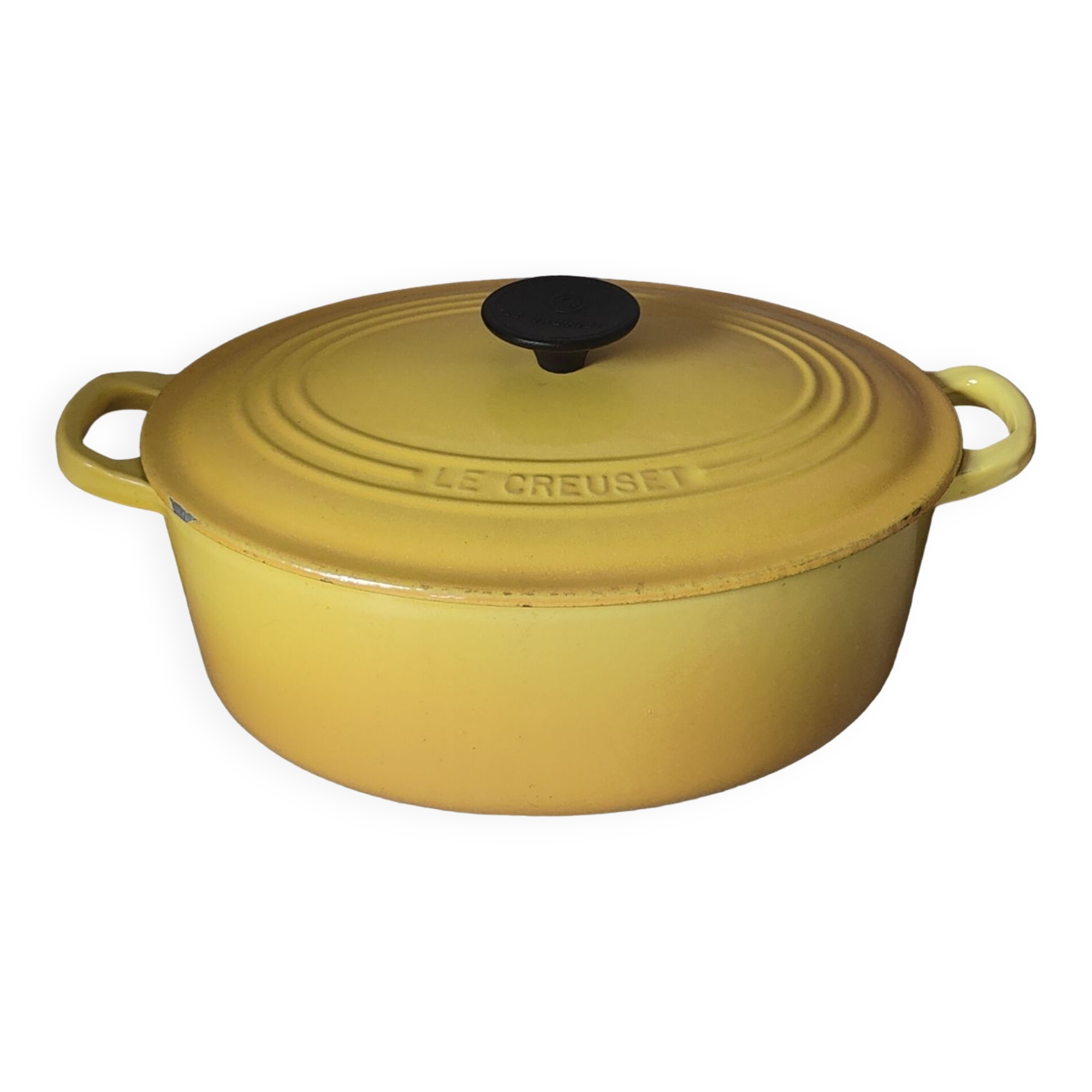 Le Creuset Yellow Oval Casserole