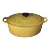 Le Creuset Yellow Oval Casserole