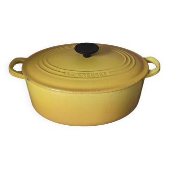 Le Creuset Yellow Oval Casserole