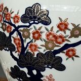 Lamp in porcelain, hand painted