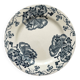 Antique ironstone dinner plate "Les Violettes" Salins