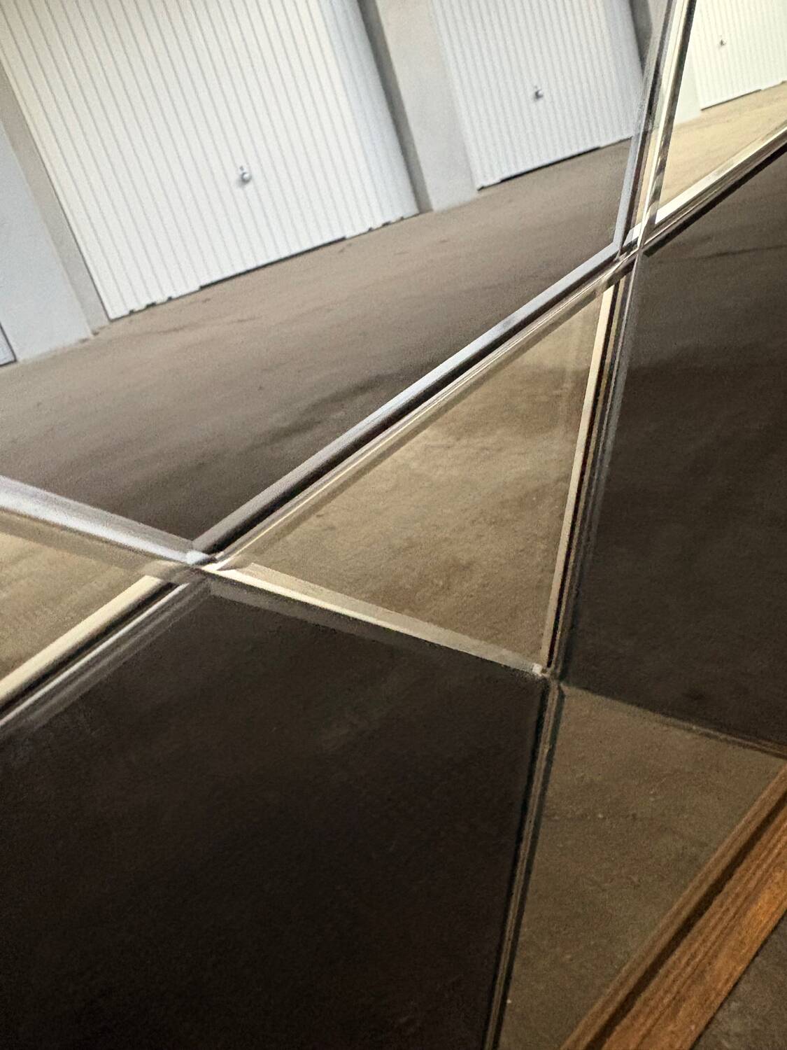 Graphic mirror, Jacques Hitier for Marly brothers. 1960