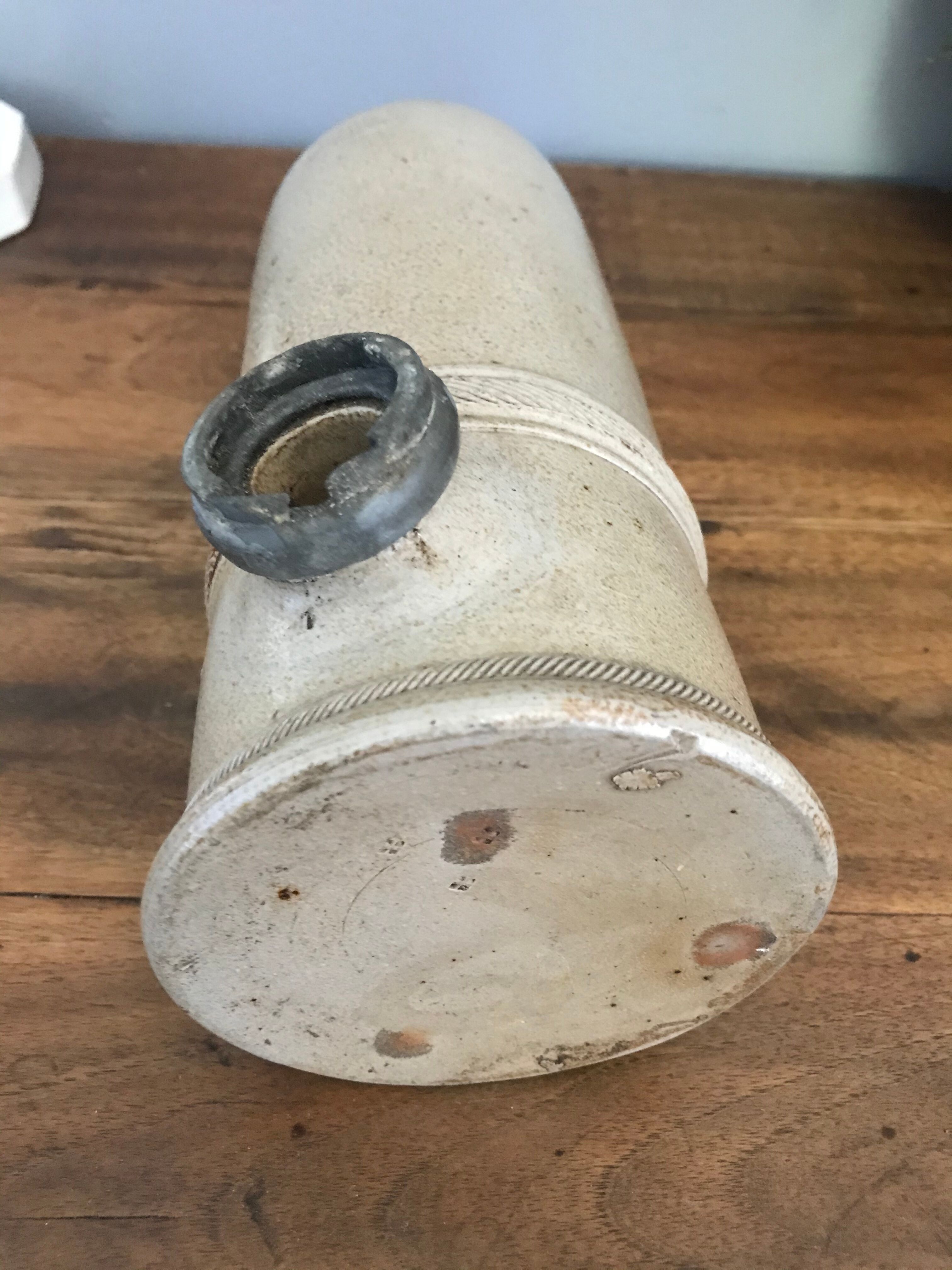 3l varnished sandstone pot