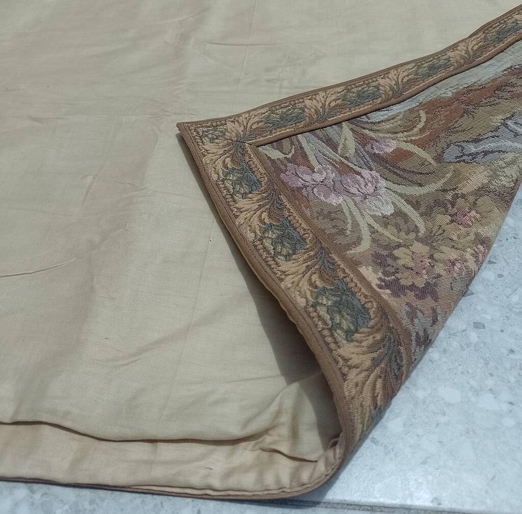 French Tapestry Medieval Romantic Scene Wall Tapestry 140 cm x 113 cm