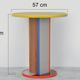 Handmade table made from recycled materials. Neoplasticism-style table.