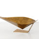 Rare brass Mathieu Matégot vide poche, 1950s