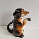 Porcelain teapot, dachshund, Germany, 1938-45