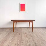 Table à manger danoise Mid-Century Modern en teck, Danemark, années 1960
