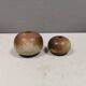 Two small round vases by Aage Wurtz Denmark 1970-80s.