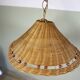 Suspension en osier vintage
