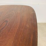 50s tripod coffee table with compass legs