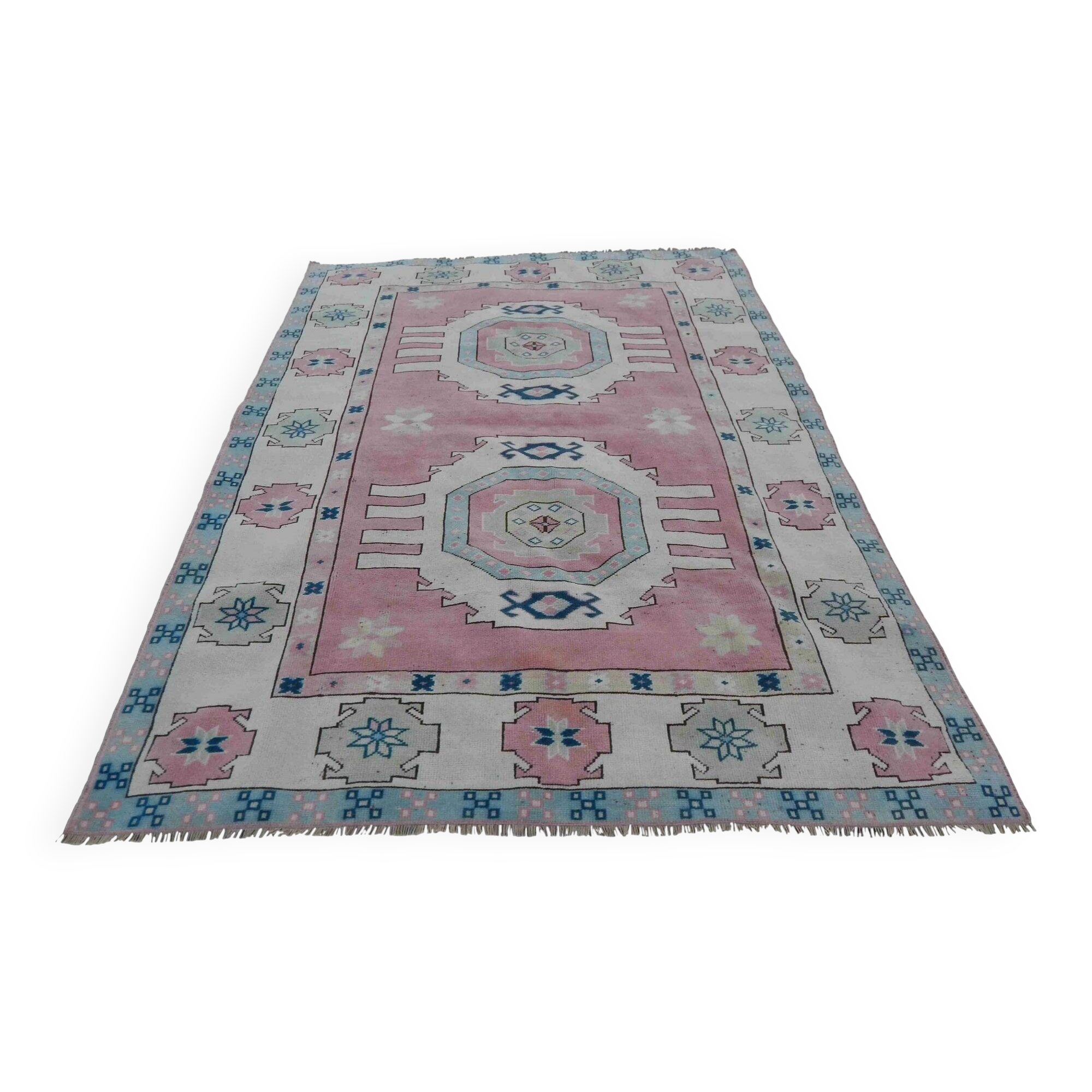 Vintage handmade Turkish rug 175x240 cm