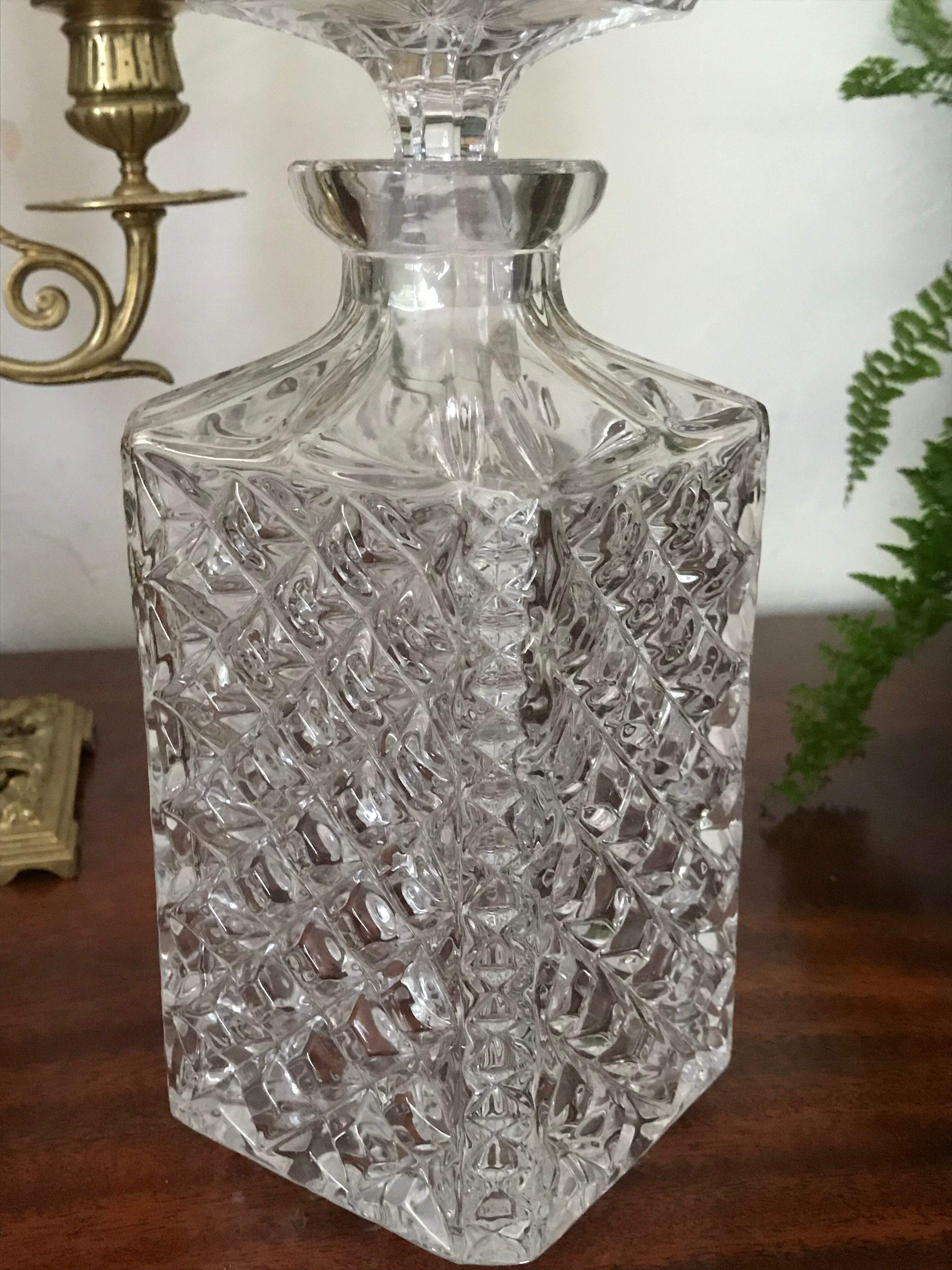 Crystal whisky decanter