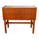 Bedside table, small Scandinavian chest of drawers, 1960, teak.