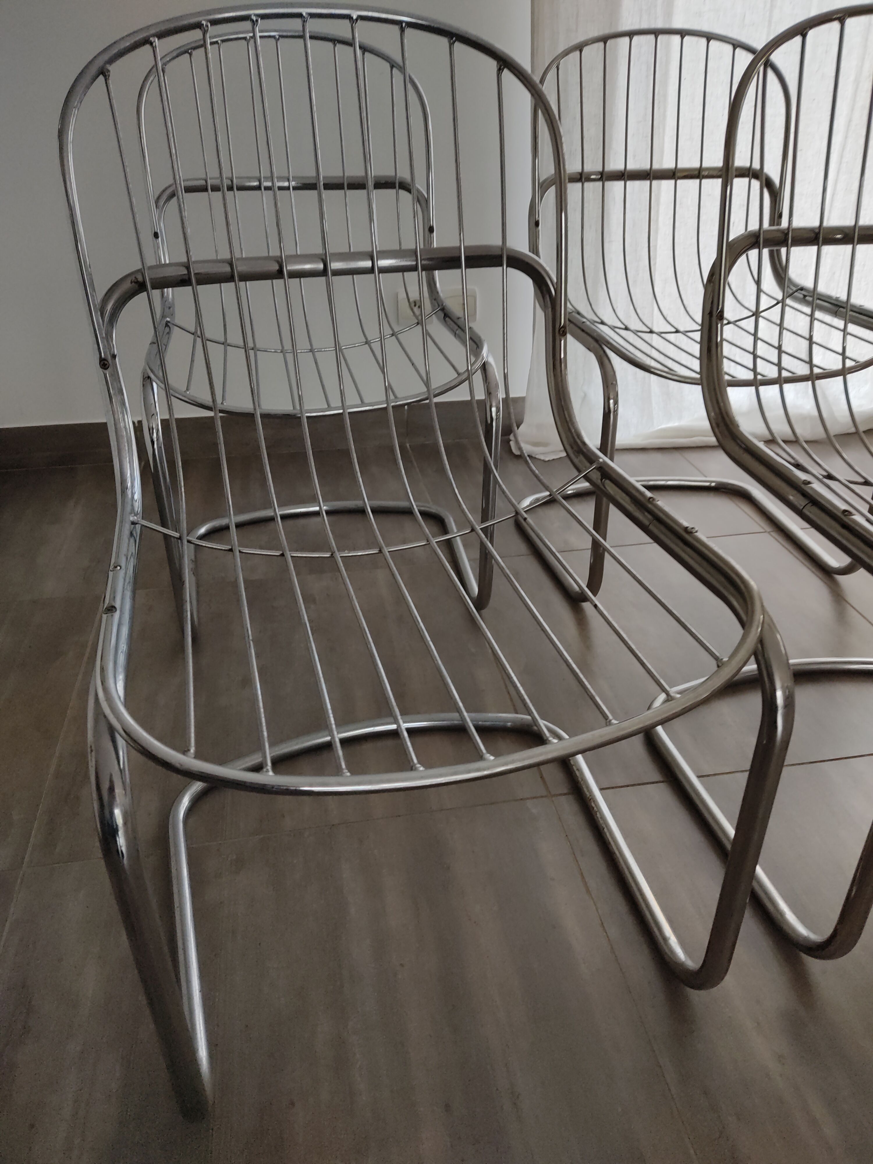 Set of 4 Gastone Rinaldi chairs